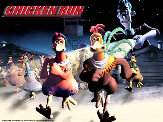 chicken run. CHICKEN RUN