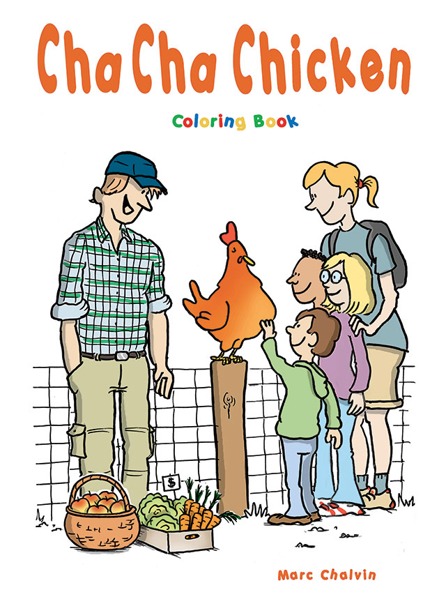 Cha Cha Chicken Coloring Book