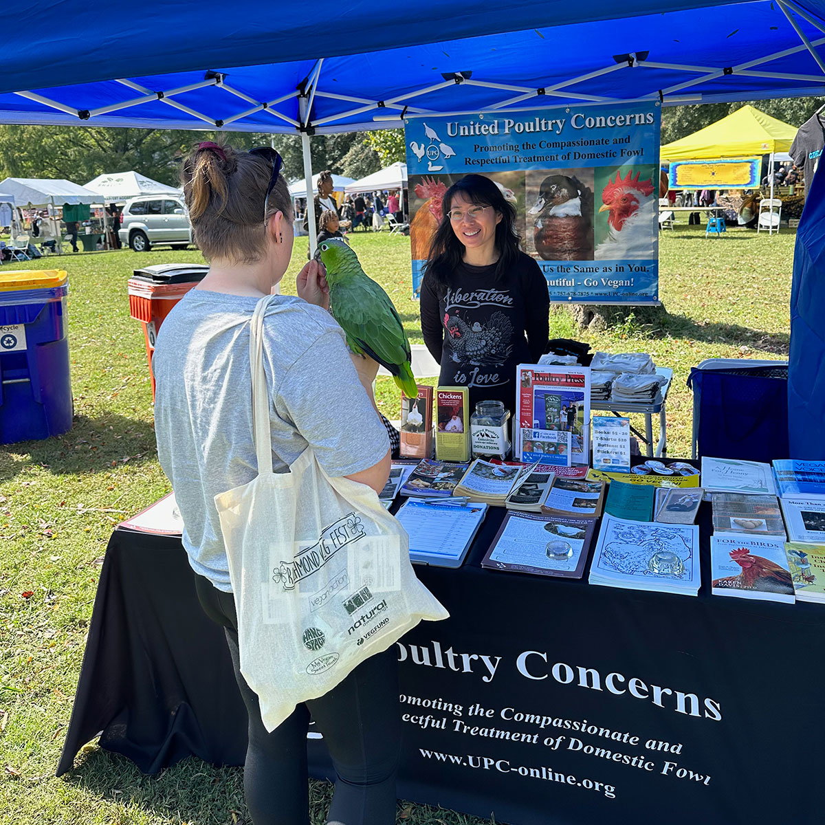 Richmond Vegfest Tabling
