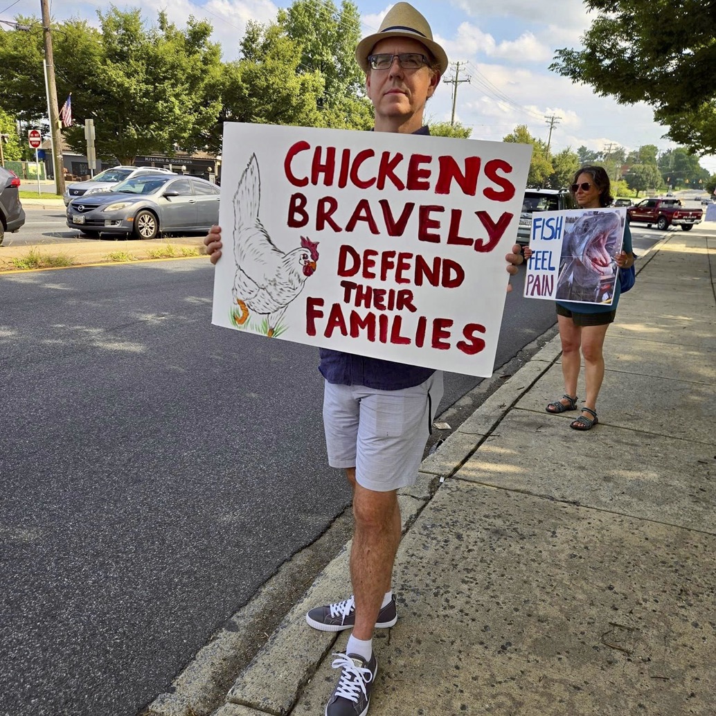 Peaceful demonstration in Olney, MD