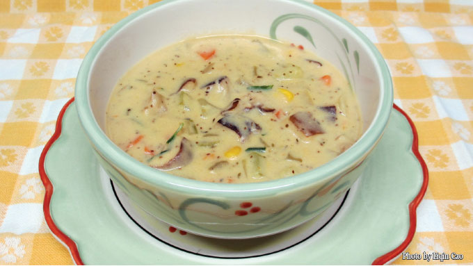 vegan clam chowder