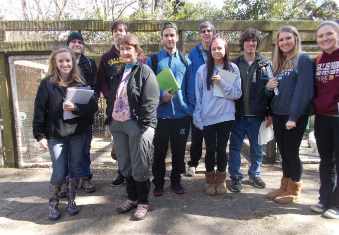 tom horton and class at upc