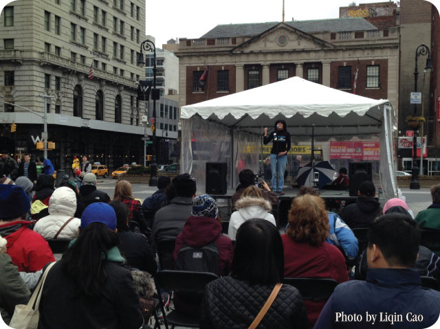 vpp karen speaks to parade enthusiasts