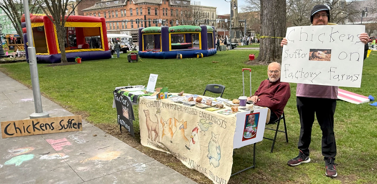 Glens Falls Wings Fest Protest