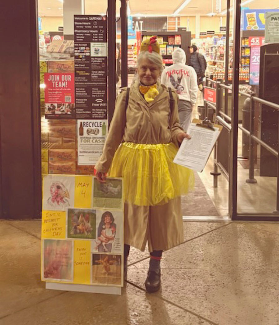 IRCD Leafleting Safeway at Northgate One in San Rafael, CA