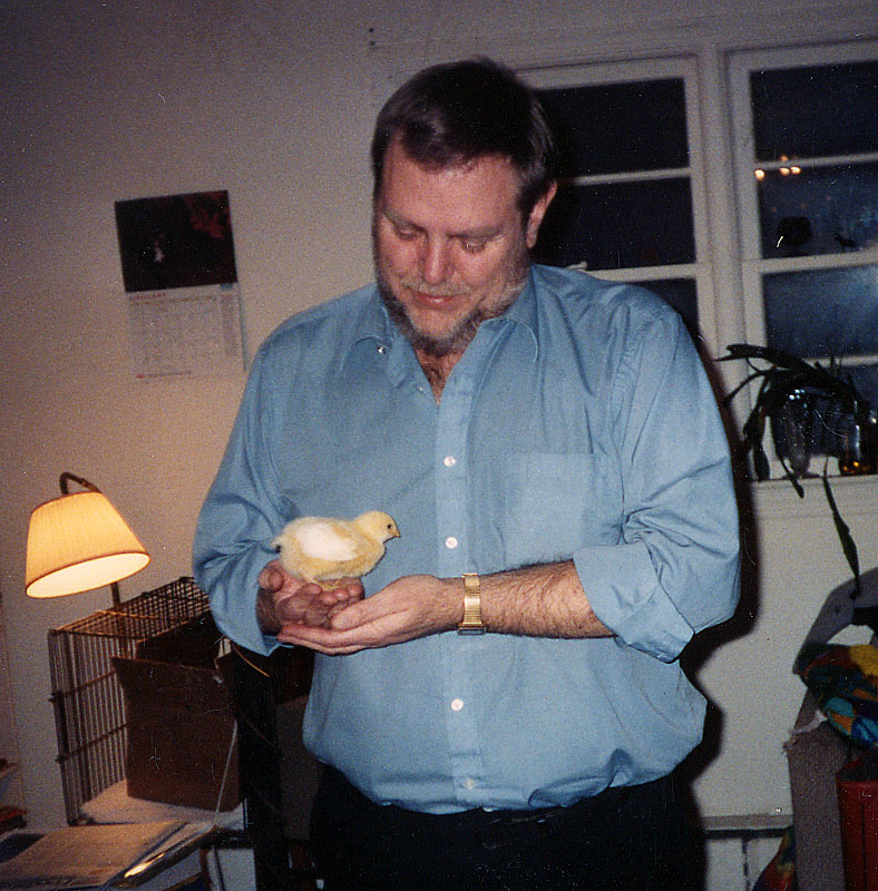 UPC Vice President Allan Cate holds a precious life in his hands