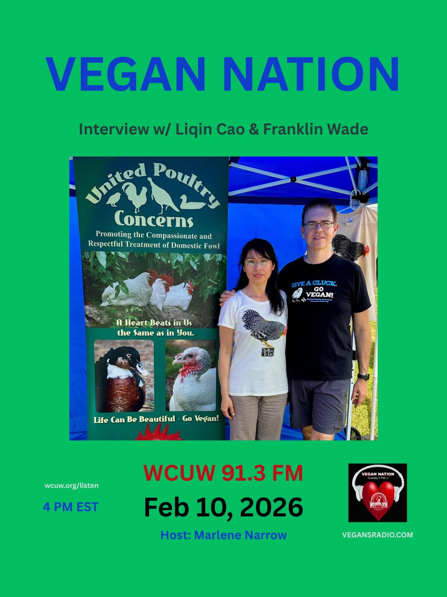 Vegan Nation Liqin and Franklin 2026